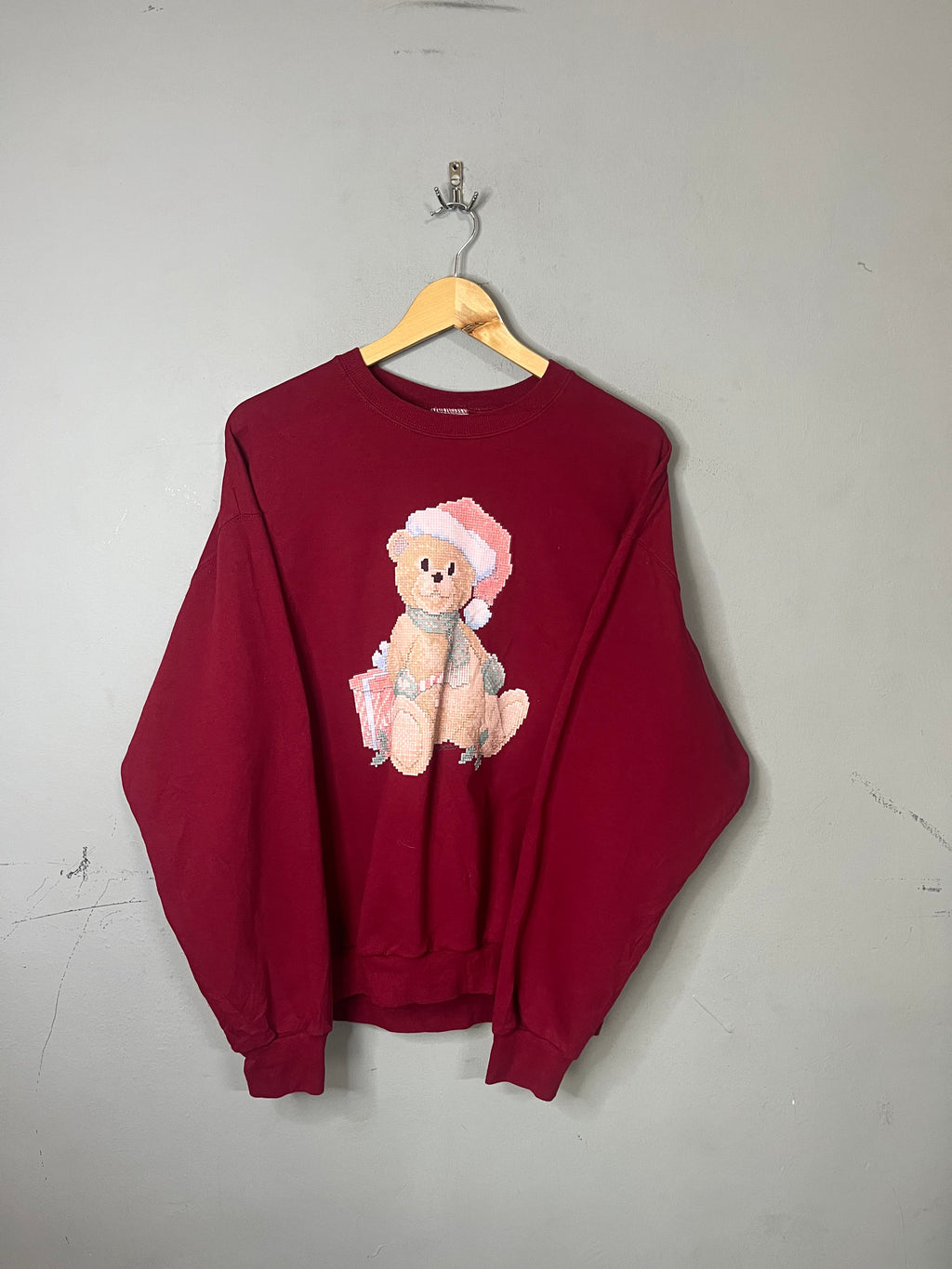 Sweatshirts Vintage Streetwear Christmas teddy