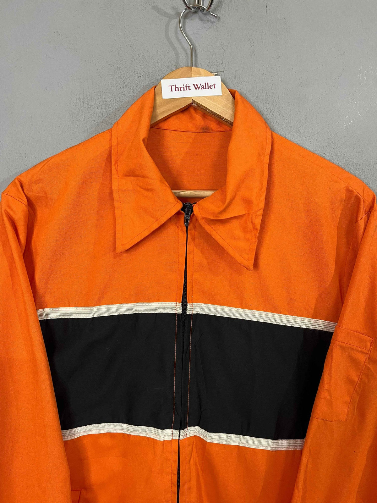 Jacket Vintage Streetwear Oversized Orange