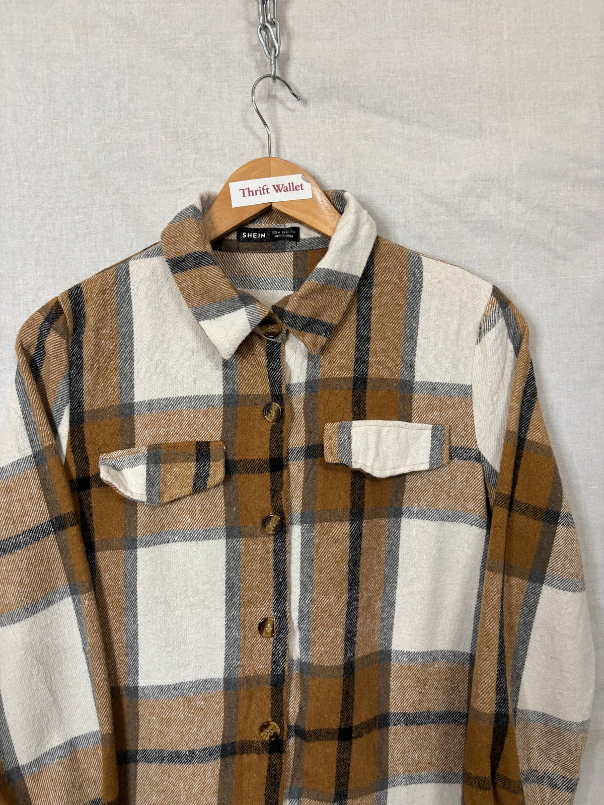 Flannel Shirt Vintage Streetwear Shien
