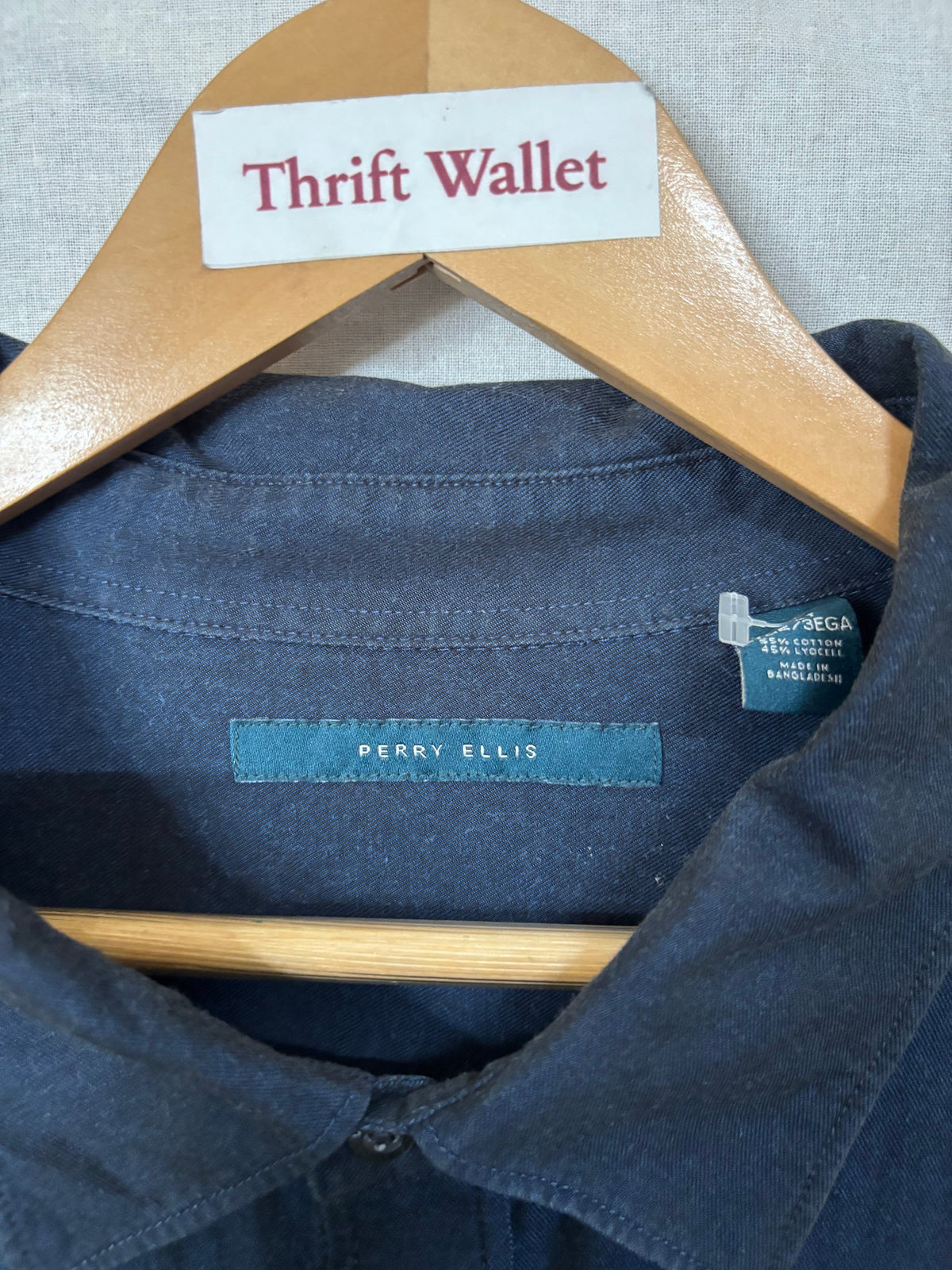 Flannel Shirt Vintage Streetwear Perry Ellis