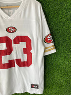 Half Sleeve Jerseys Vintage Streetwear Mccaffrey 23