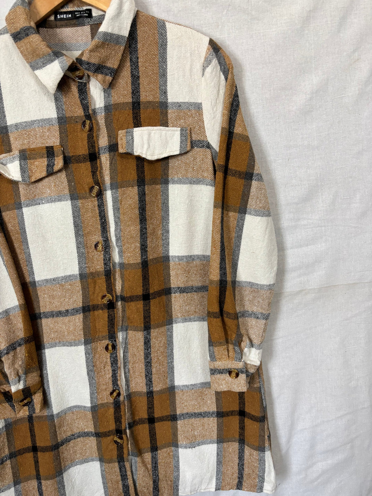 Flannel Shirt Vintage Streetwear Shien