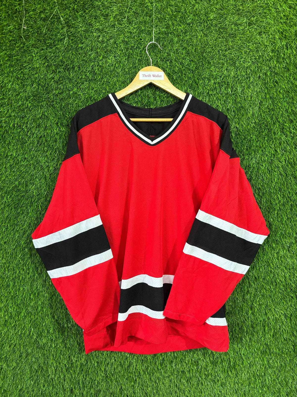 Ice Hockey Jerseys Vintage Retro / Throwback Y2K - Red plain