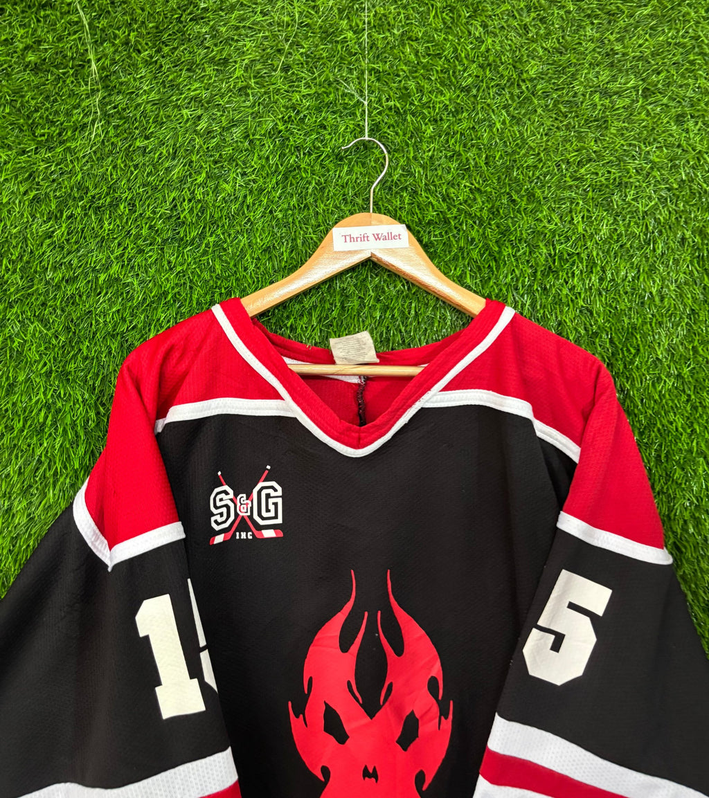 Ice Hockey Jerseys Vintage Streetwear Oversized - Solent Devils