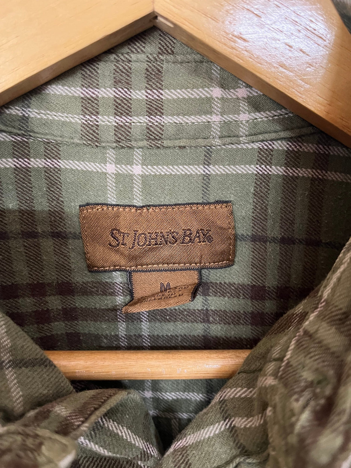 Flannel Shirt Vintage Streetwear St Johns Bay