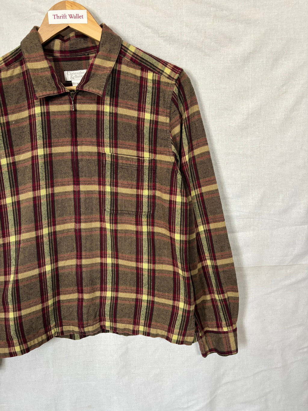 Flannel Shirt Vintage Streetwear Christop Her s Banks