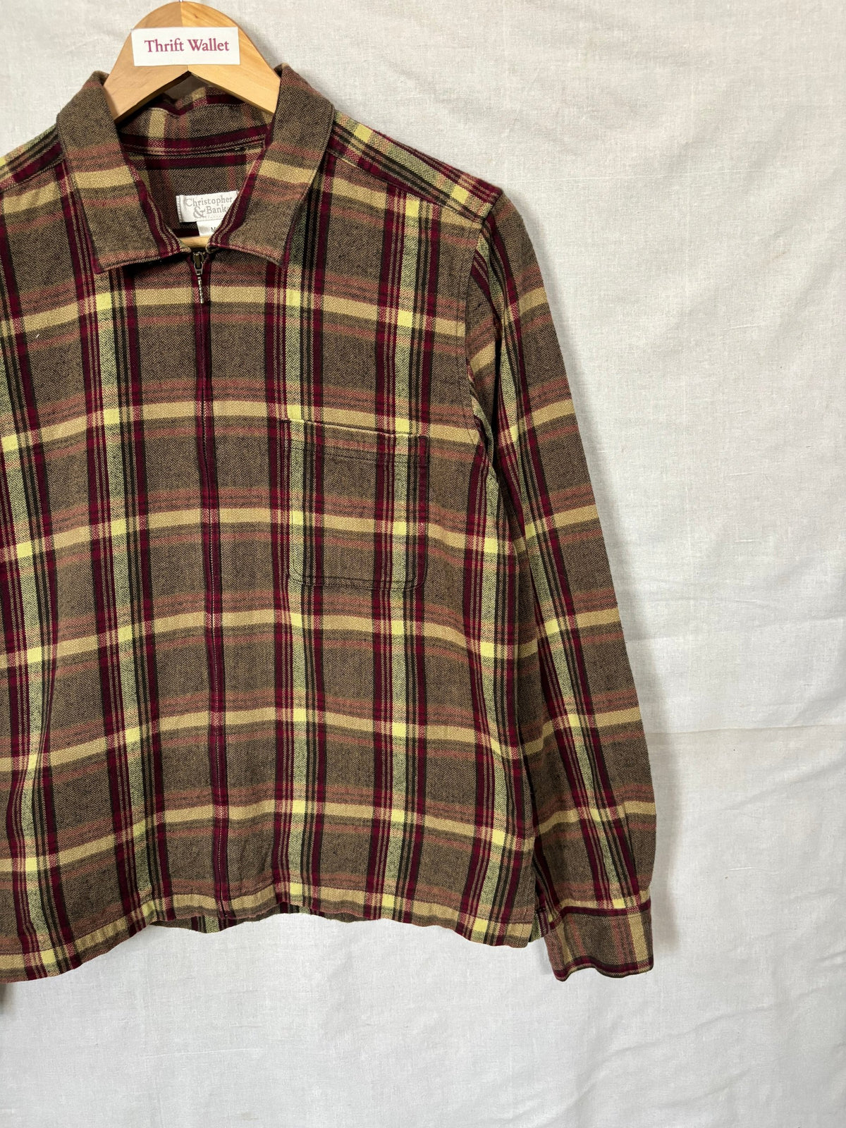Flannel Shirt Vintage Streetwear Christop Her s Banks