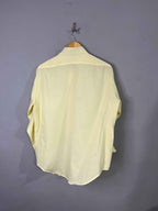 Full Sleeve Shirts Oversized Streetwear Yellow Shirt