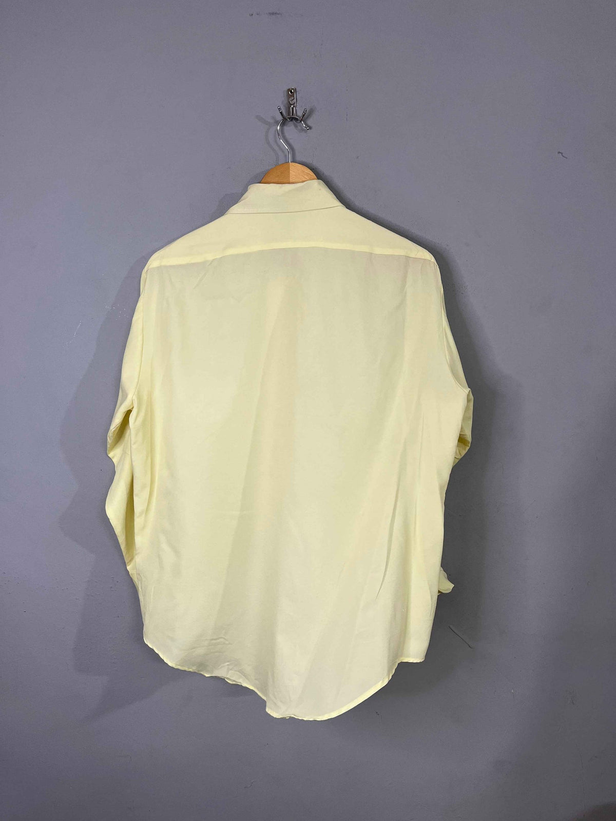 Full Sleeve Shirts Oversized Streetwear Yellow Shirt