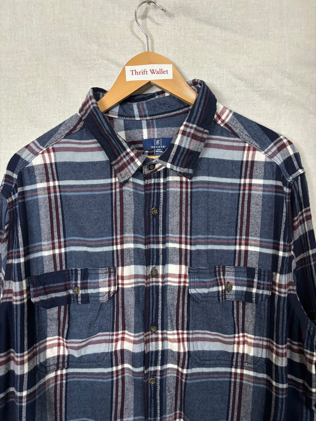 Flannel Shirt Vintage Streetwear George