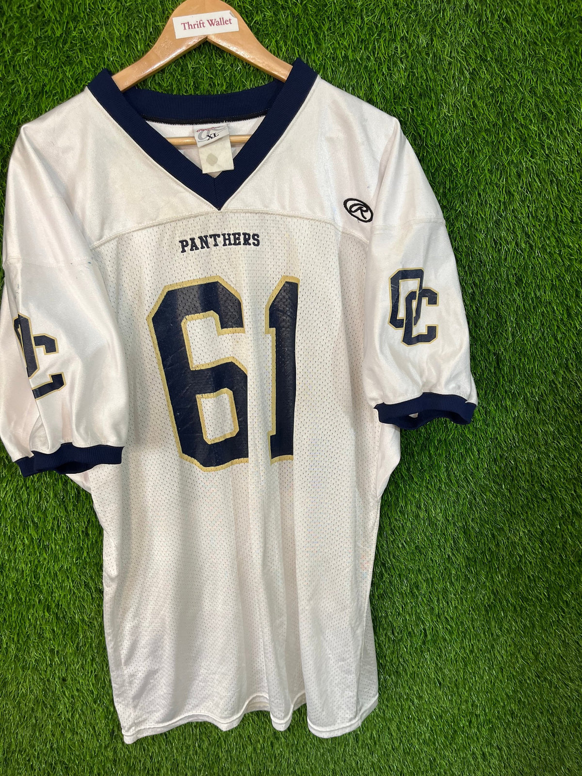 Half Sleeve Jerseys Vintage Retro / Throwback Y2K - Panthers 61