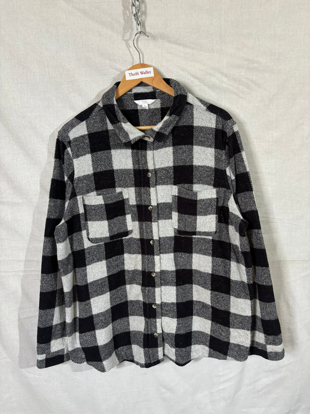 Flannel Shirt Vintage Streetwear Time Tru