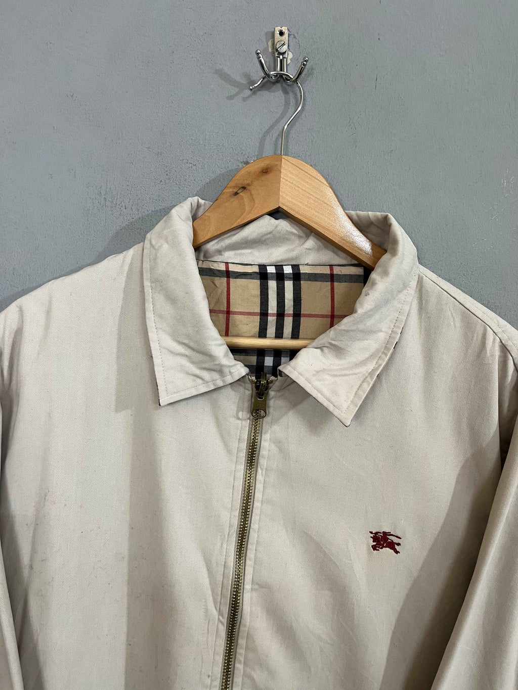 Jacket Vintage Streetwear Oversized Burberry