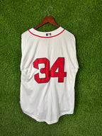 Baseball Jerseys Vintage Streetwear Red sox 34