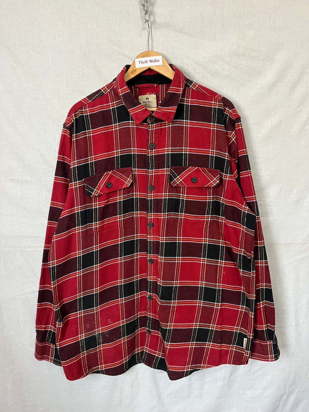Flannel Shirt Vintage Streetwear Wind River