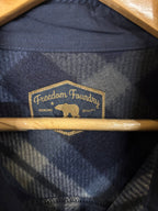 Flannel Shirt Vintage Streetwear Freedom Foundny
