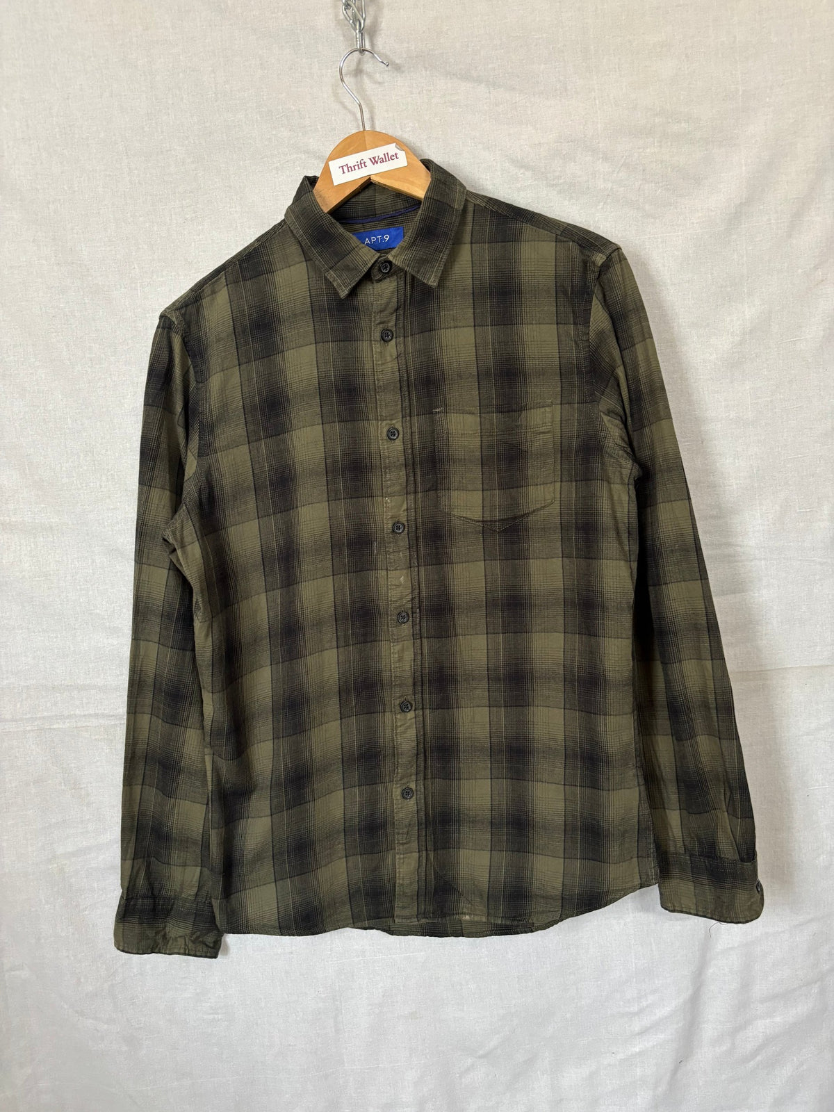 Flannel Shirt Vintage Streetwear Apt 9