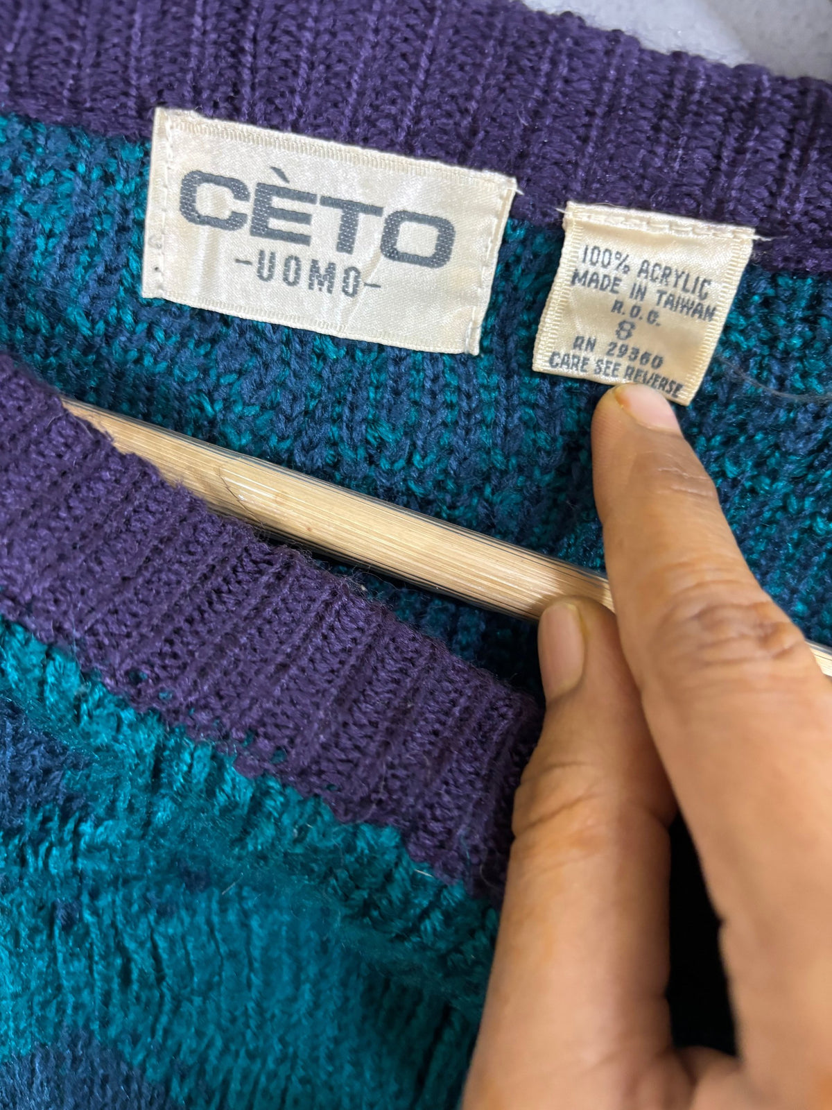 Cardigan Vintage Streetwear - Ceto Uomo