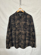 Flannel Shirt Vintage Streetwear Hawks