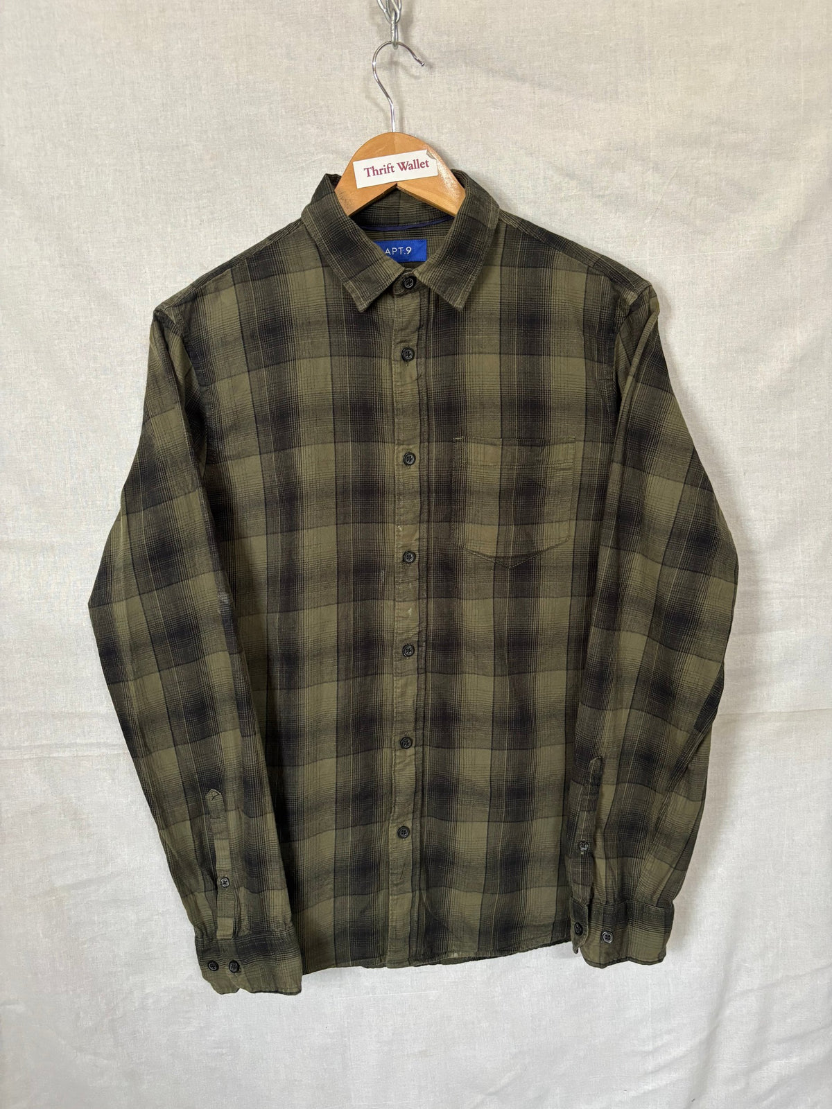 Flannel Shirt Vintage Streetwear Apt 9