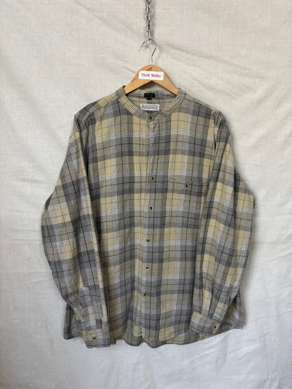 Flannel Shirt Vintage Streetwear Saxon