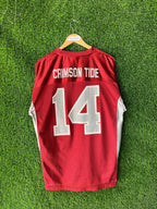 Half Sleeve Jerseys Vintage Streetwear Crimson Tide