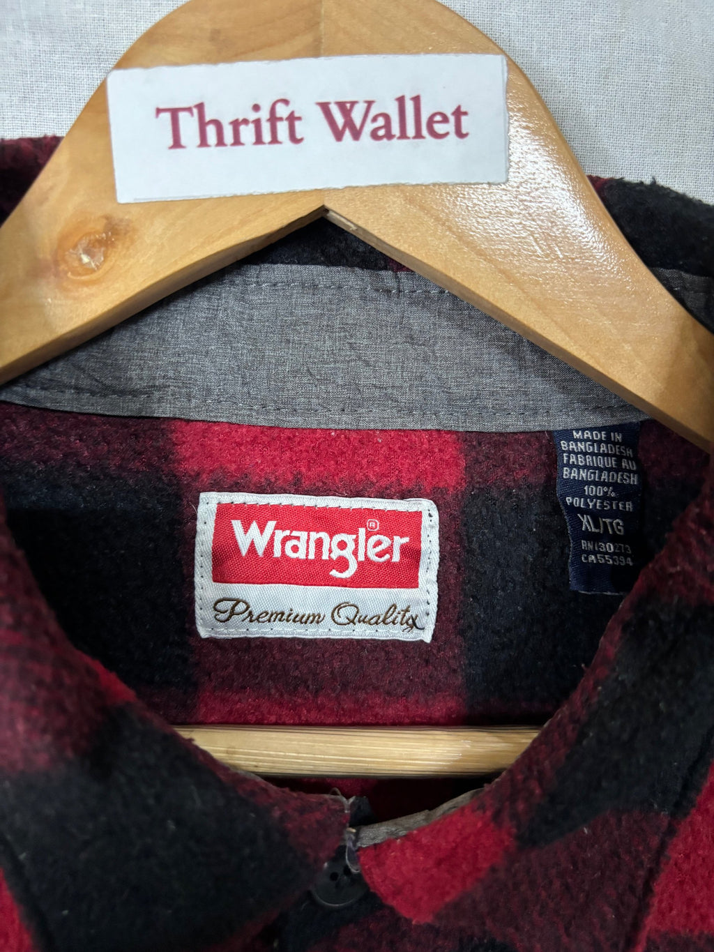 Flannel Shirt Vintage Streetwear Wrangler