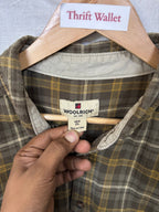 Flannel Shirt Vintage Streetwear Wool rice
