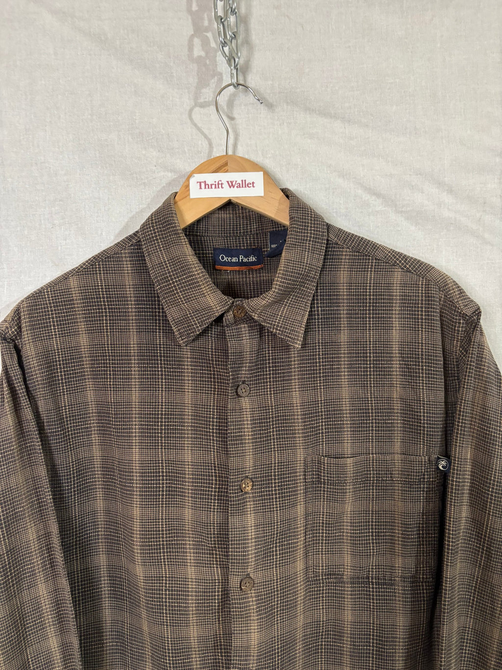 Flannel Shirt Vintage Streetwear Ocean Pacific