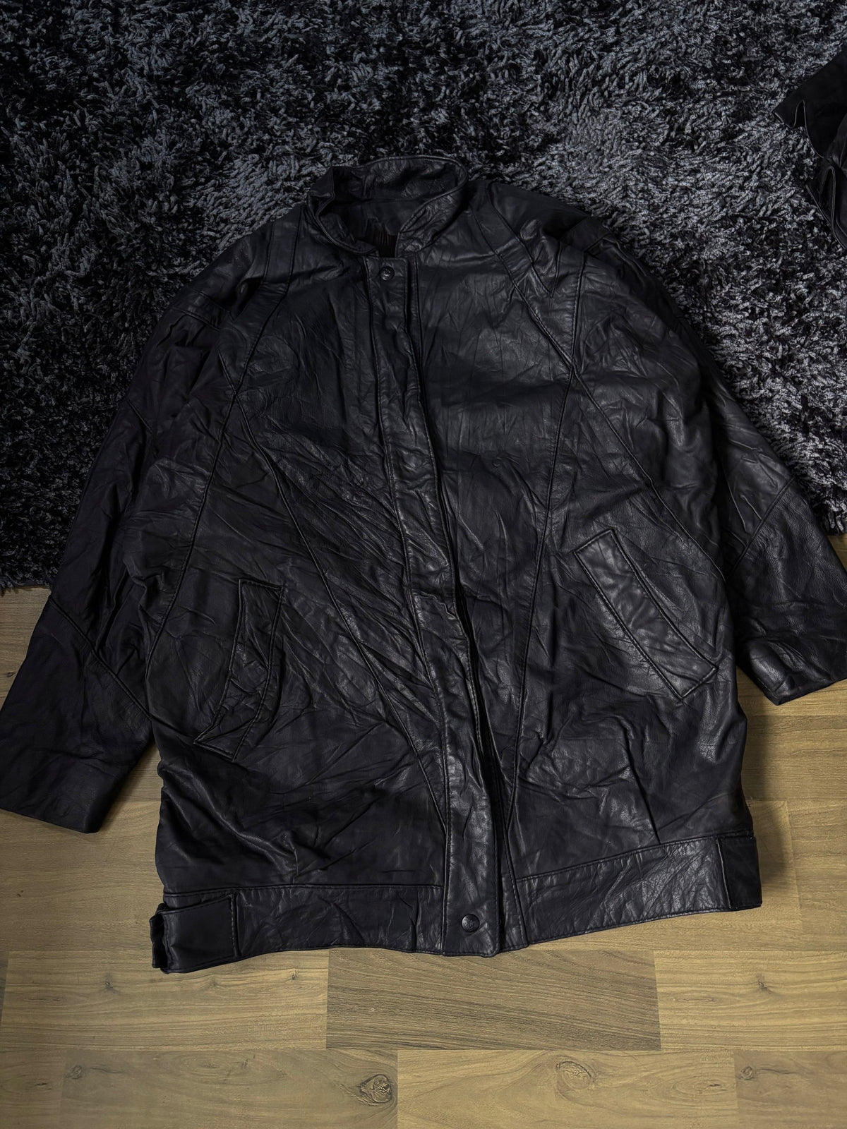 Leather Jackets Oversized Vintage Leather rash