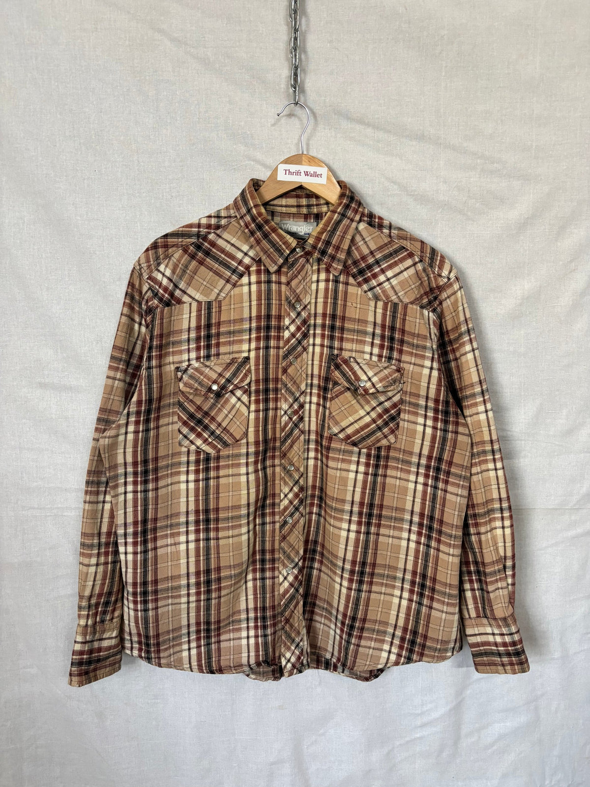 Flannel Shirt Vintage Streetwear Wrangler