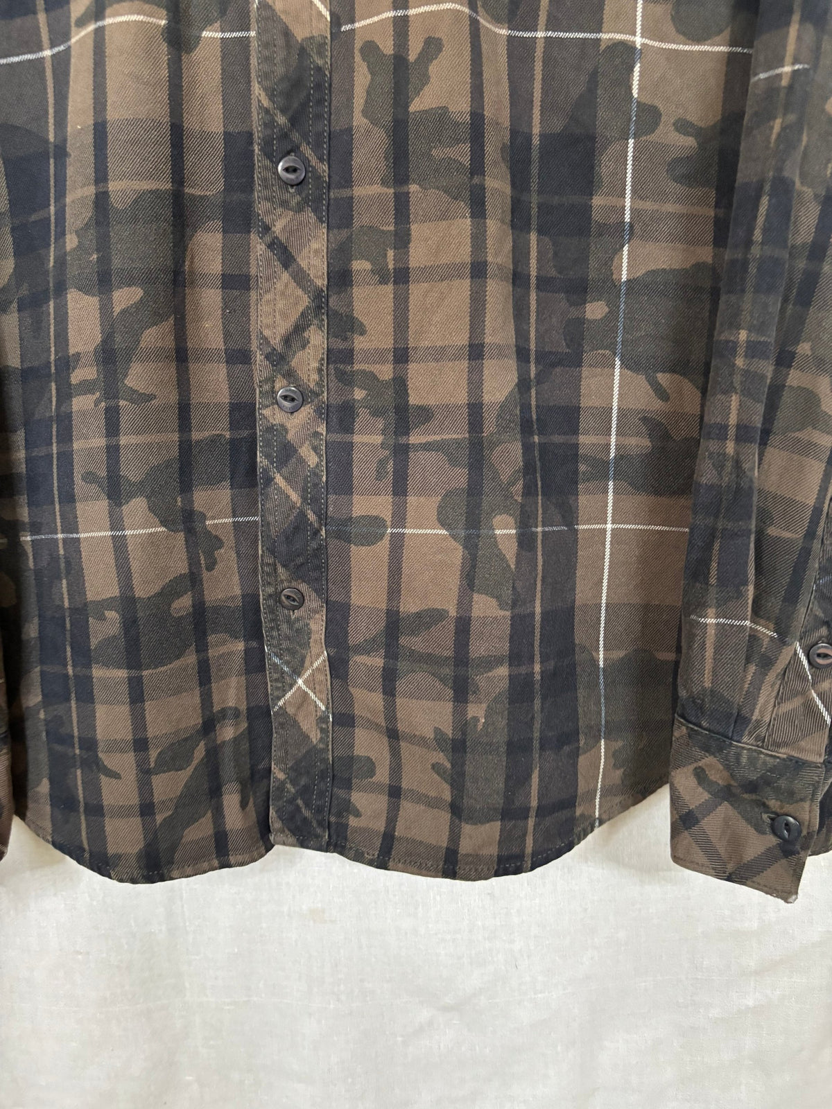 Flannel Shirt Vintage Streetwear Hawks
