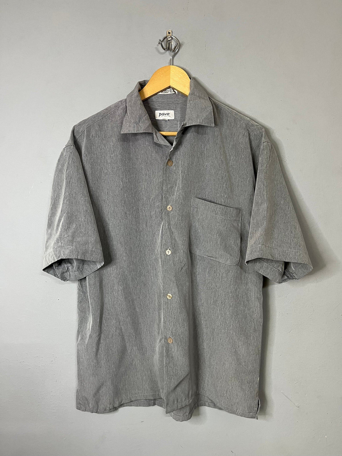 Half Sleeve Shirts Vintage Oversized Pavo