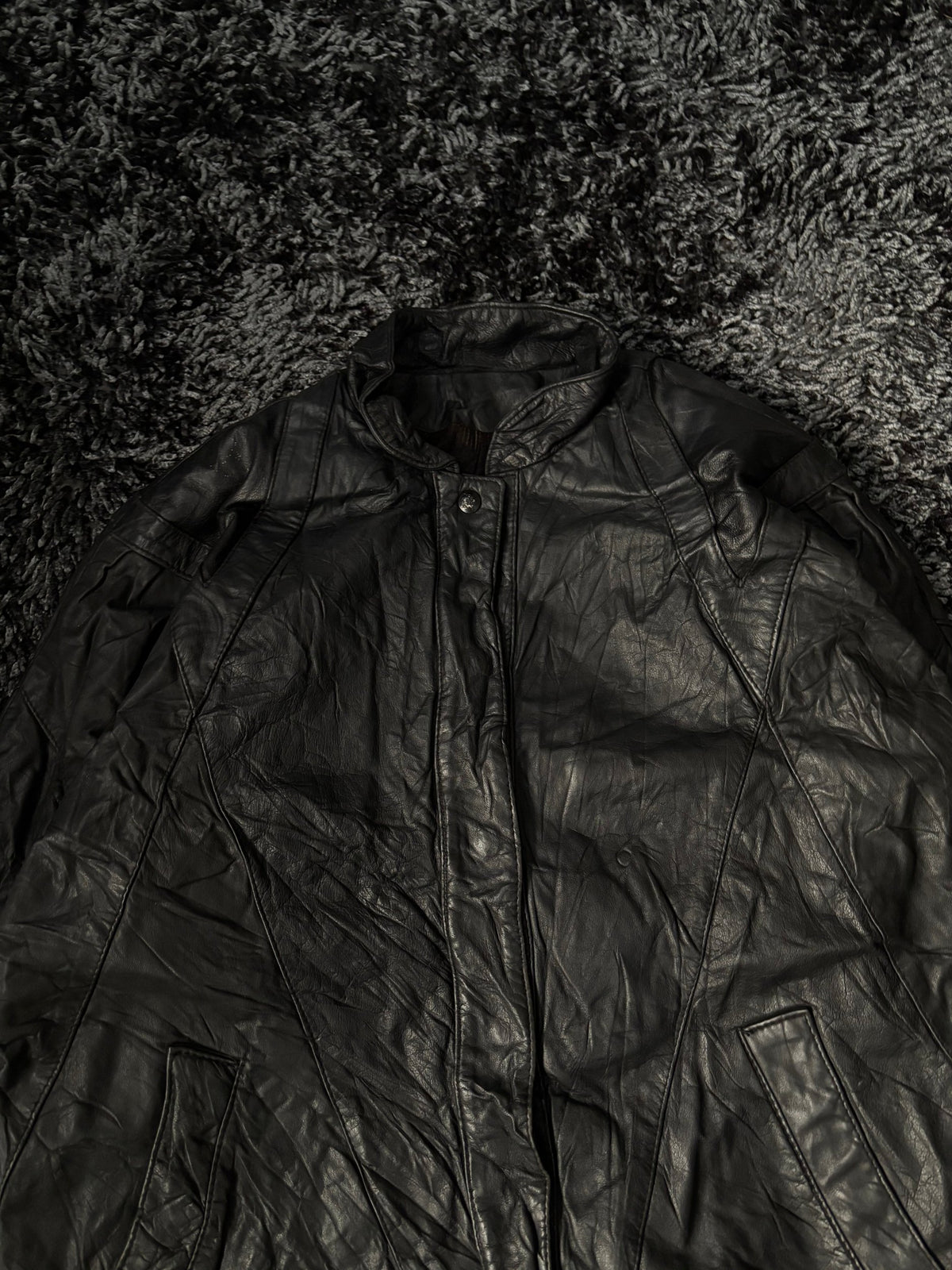 Leather Jackets Oversized Vintage Leather rash