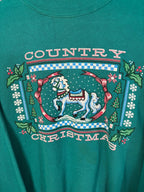 Sweatshirt Vintage Streetwear Country Christmas