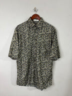 Half Sleeve Shirts Vintage Streetwear Pierre cardin