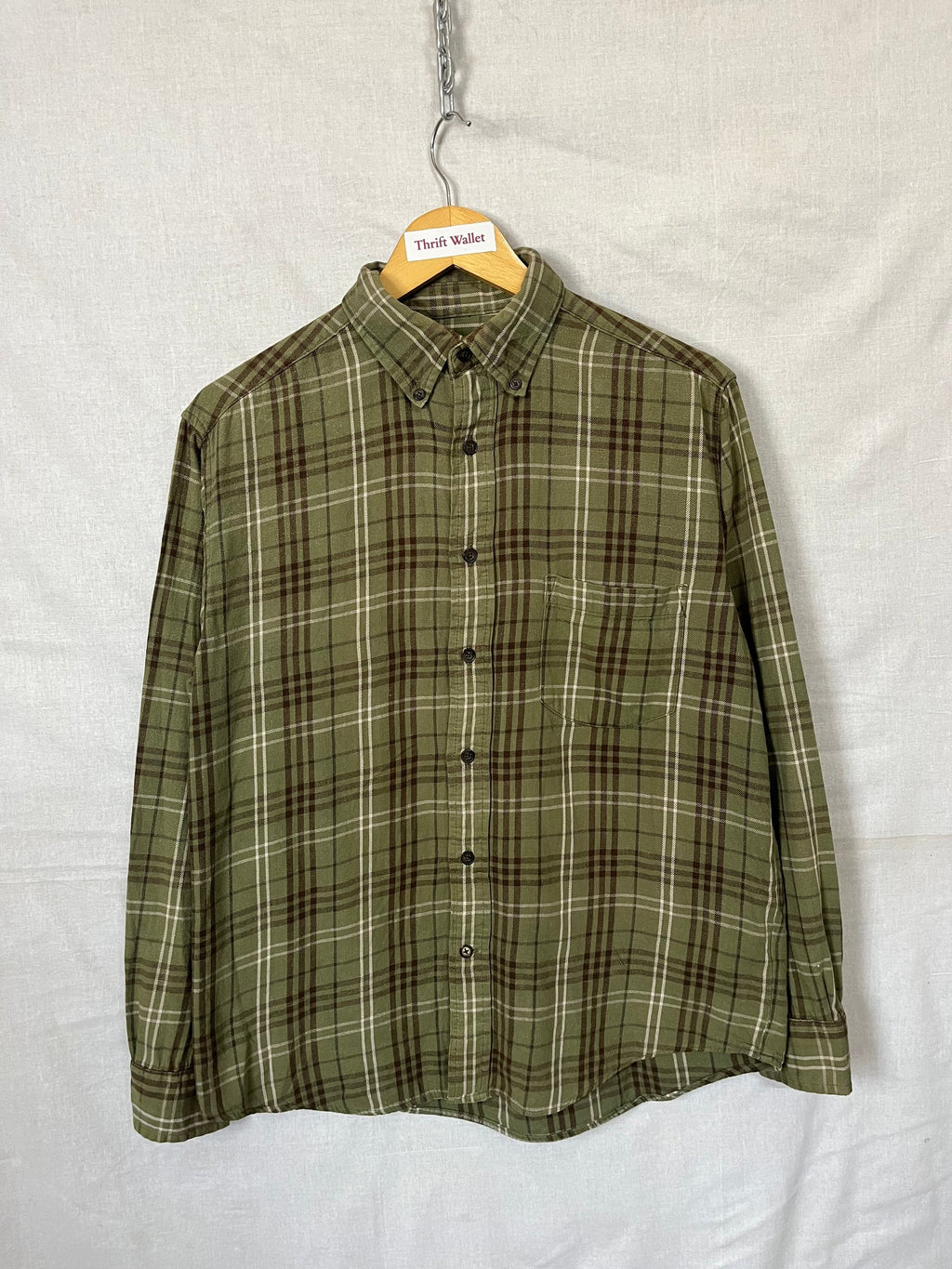 Flannel Shirt Vintage Streetwear St Johns Bay
