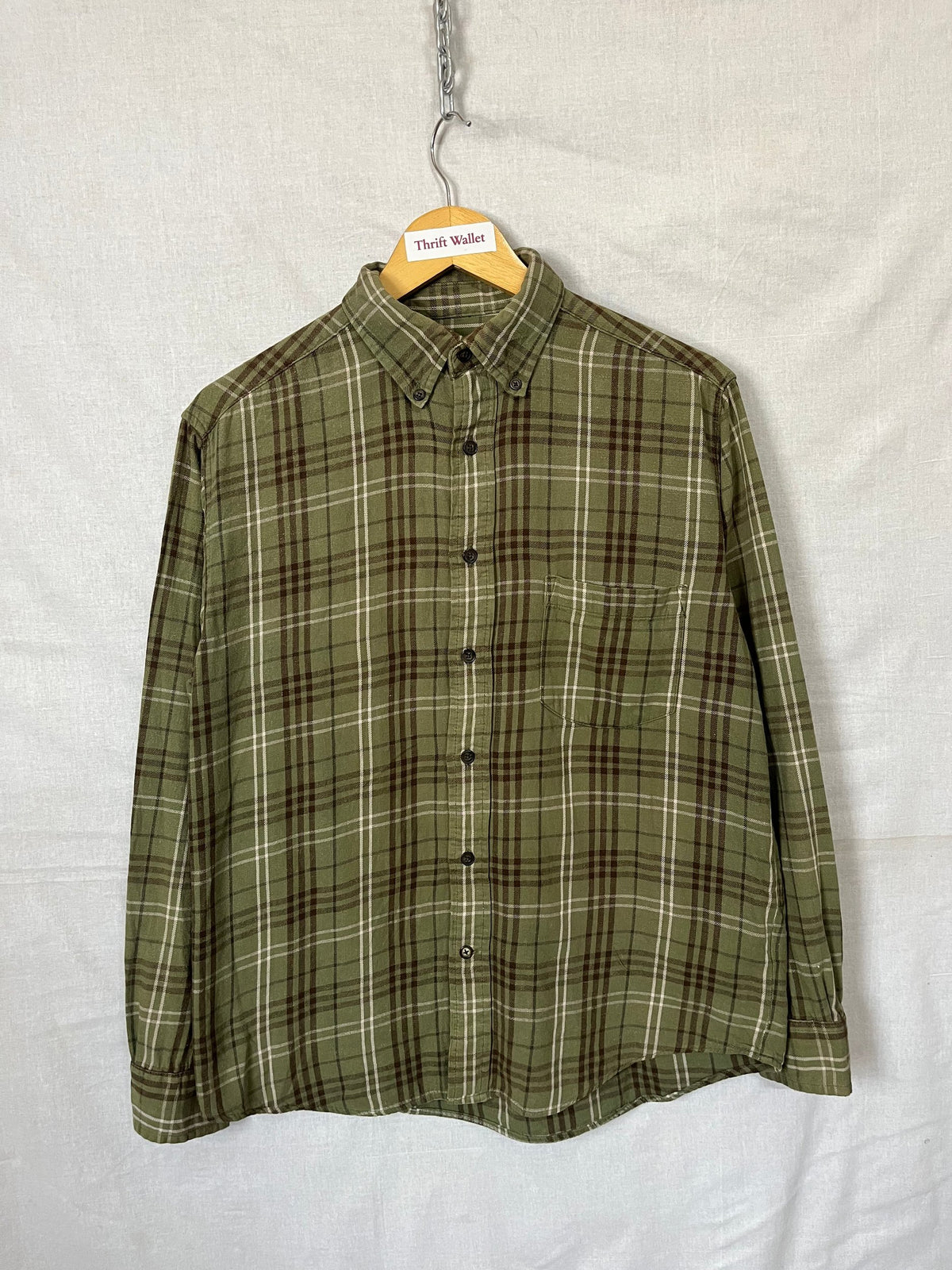 Flannel Shirt Vintage Streetwear St Johns Bay
