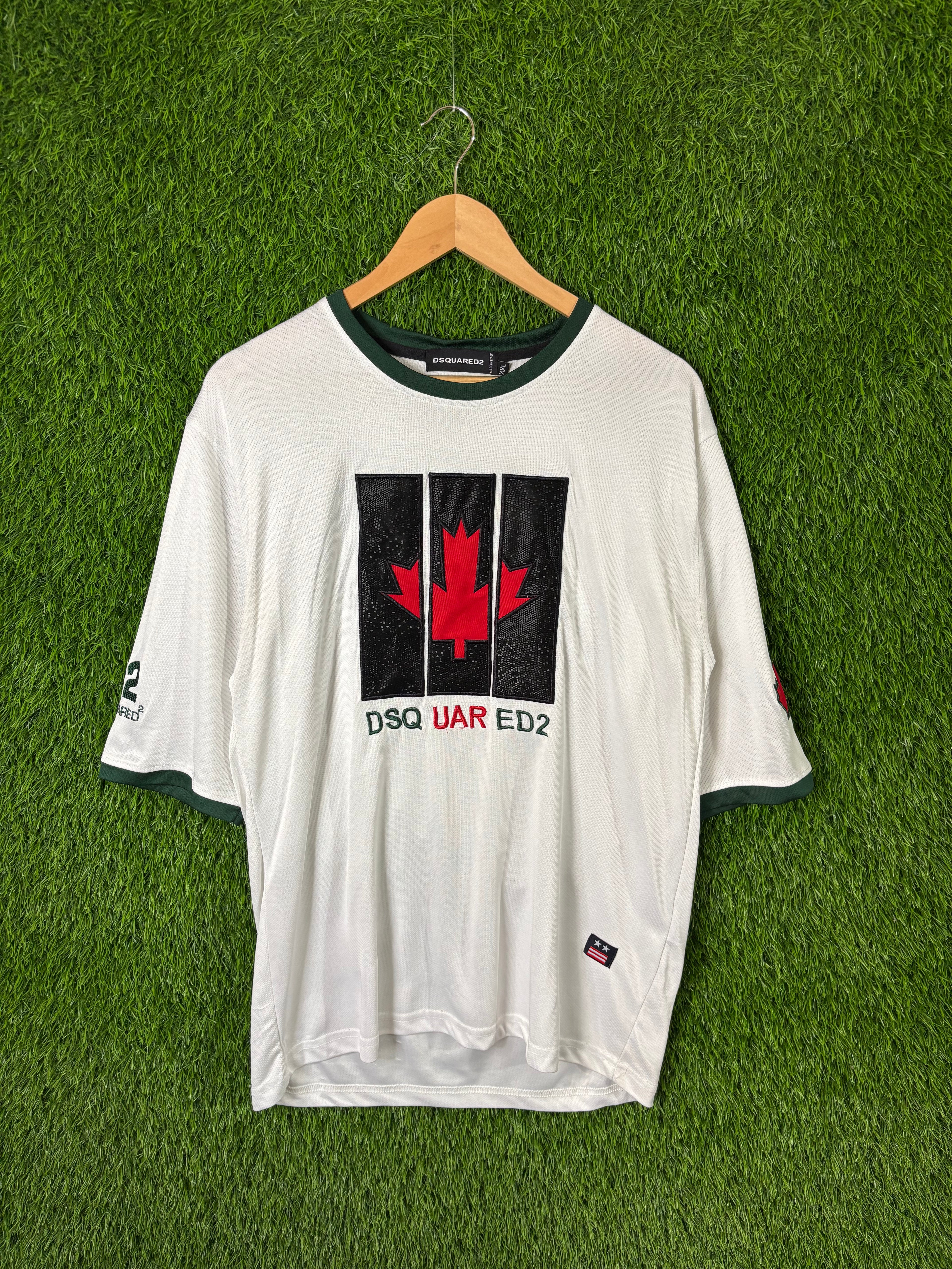Half Sleeve Jerseys Vintage Streetwear Dsquared 64