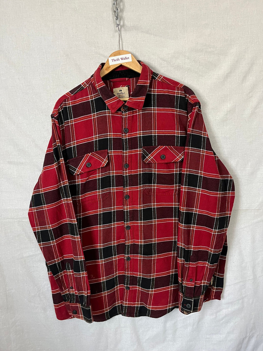 Flannel Shirt Vintage Streetwear Wind River