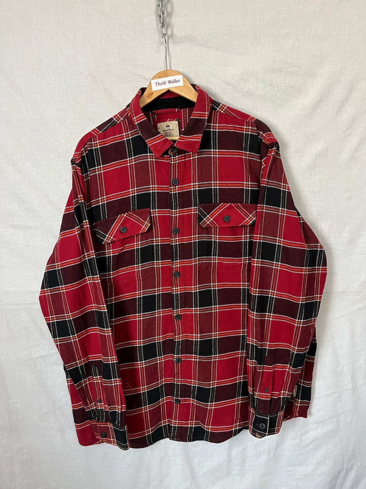 Flannel Shirt Vintage Streetwear Wind River