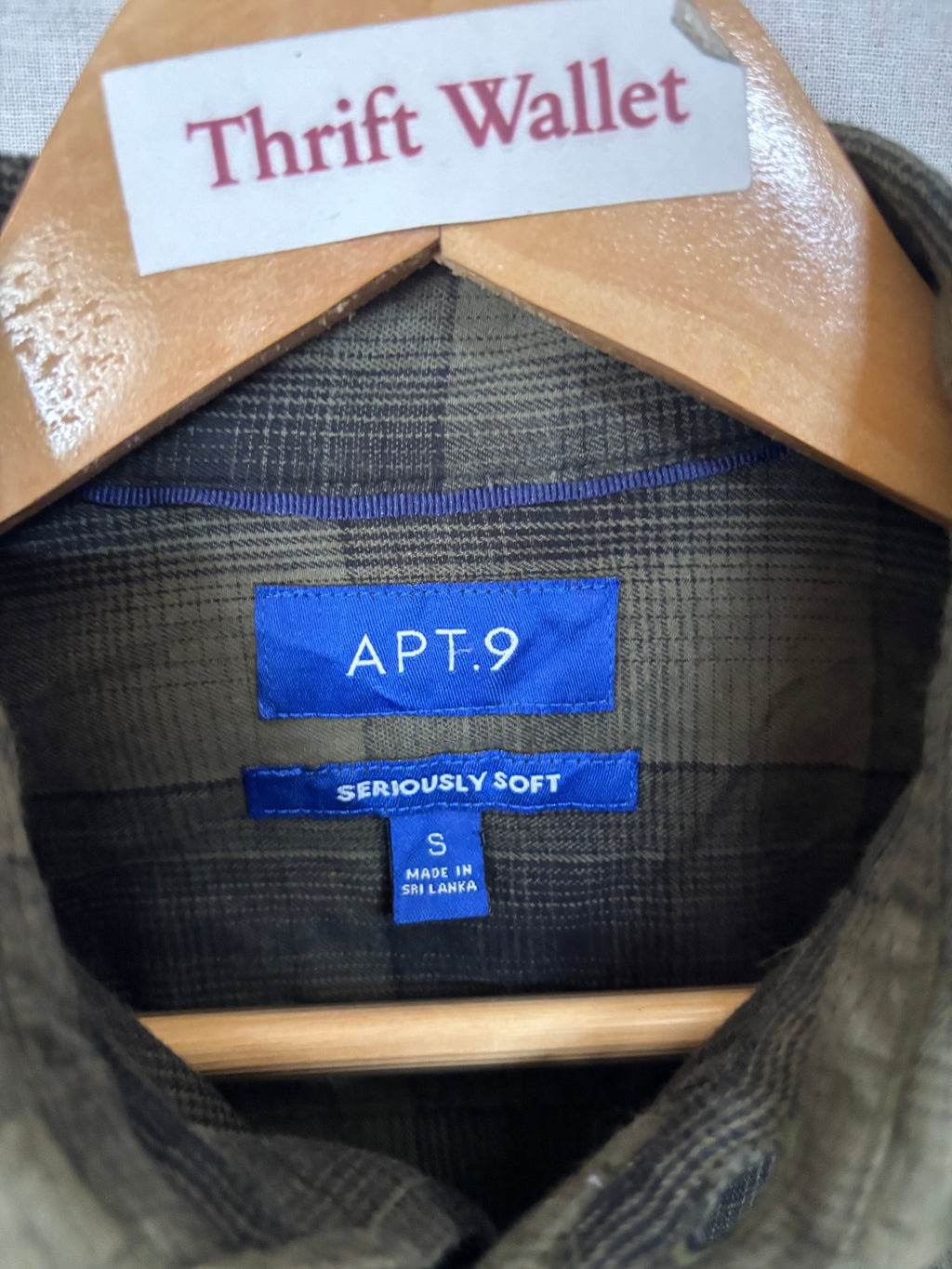 Flannel Shirt Vintage Streetwear Apt 9