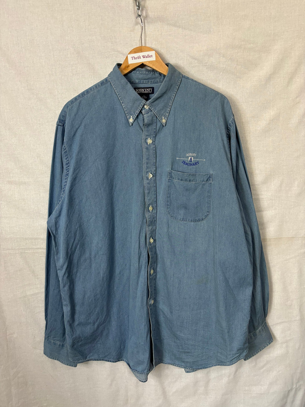 Full Sleeve Shirts Vintage Streetwear Lands End