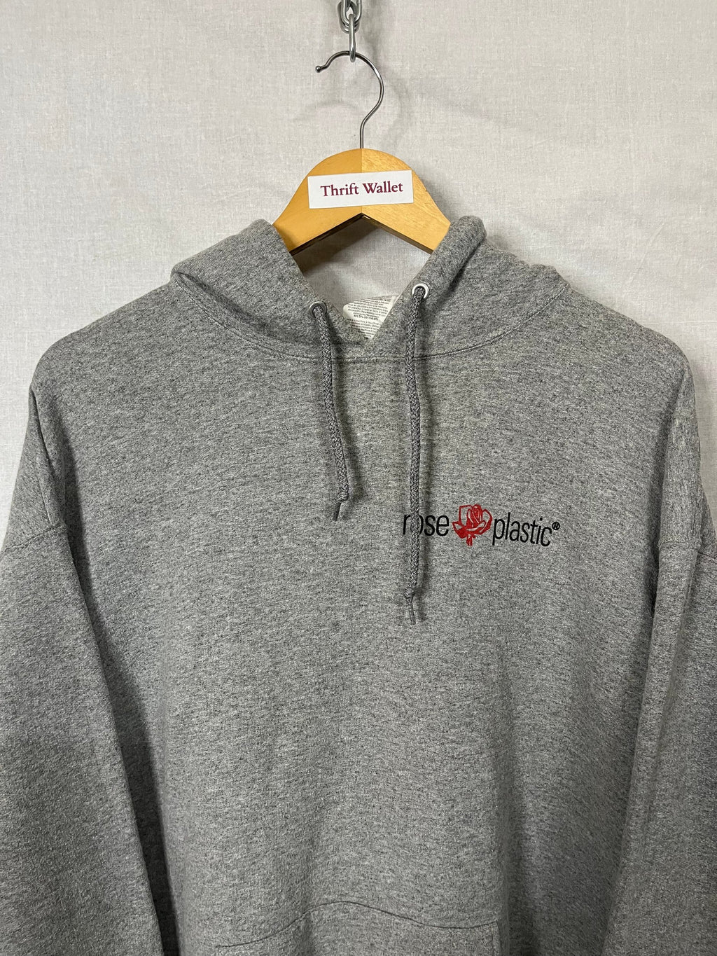 Hoodie Vintage Streetwear - Rose Plastic