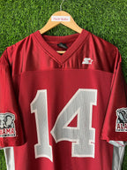 Half Sleeve Jerseys Vintage Streetwear Crimson Tide