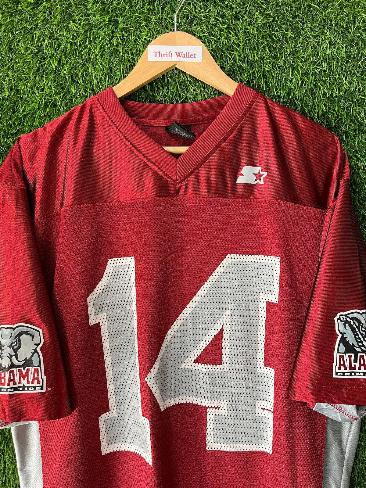 Half Sleeve Jerseys Vintage Streetwear Crimson Tide