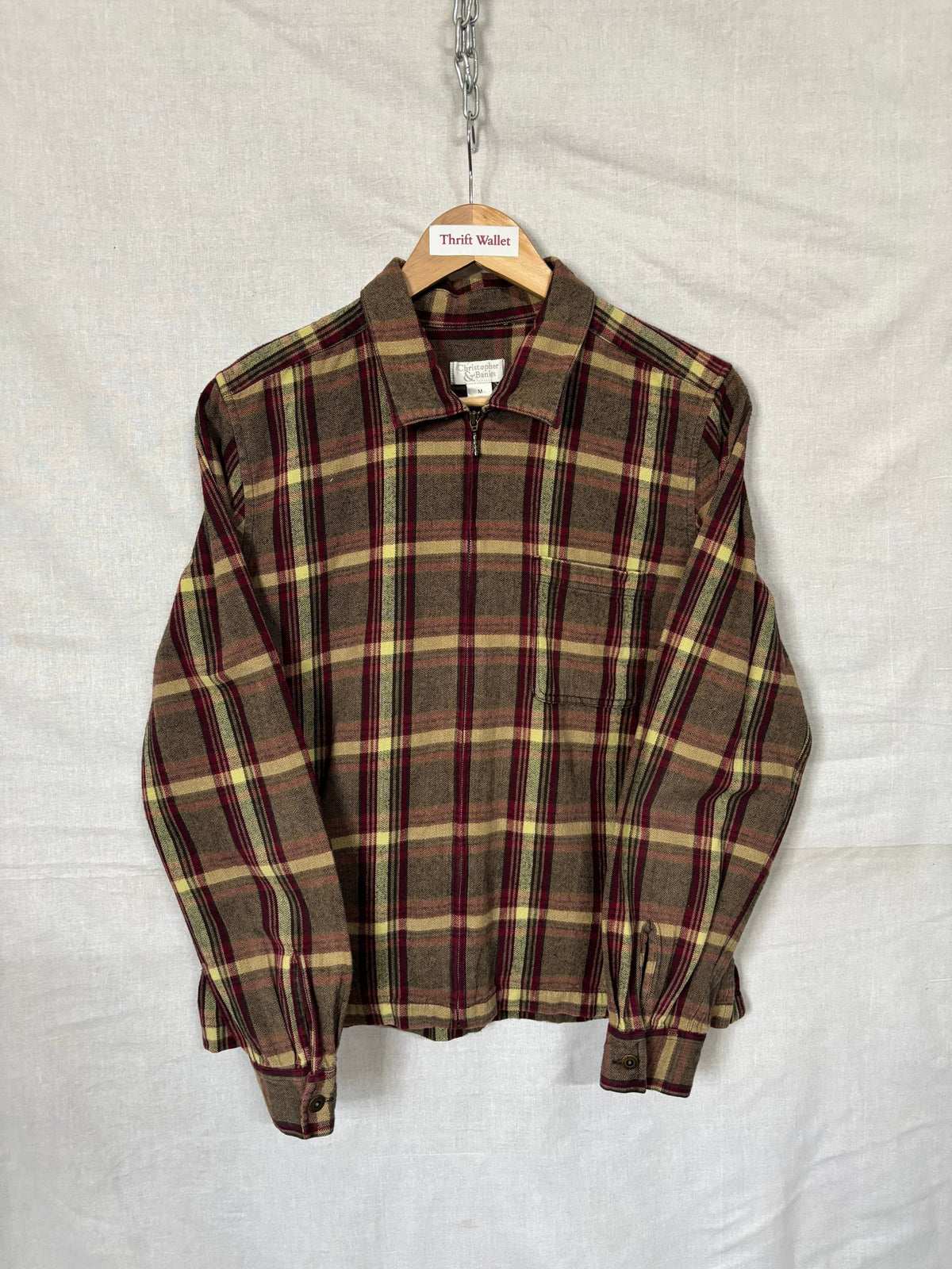 Flannel Shirt Vintage Streetwear Christop Her s Banks