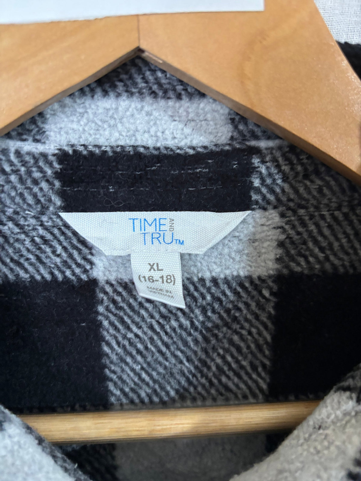 Flannel Shirt Vintage Streetwear Time Tru