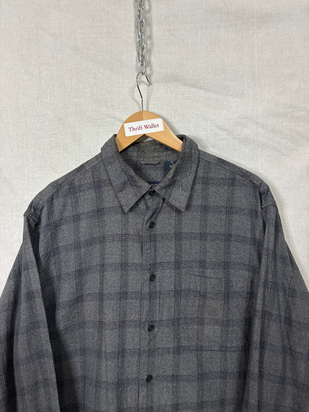 Flannel Shirt Vintage Streetwear IZOD