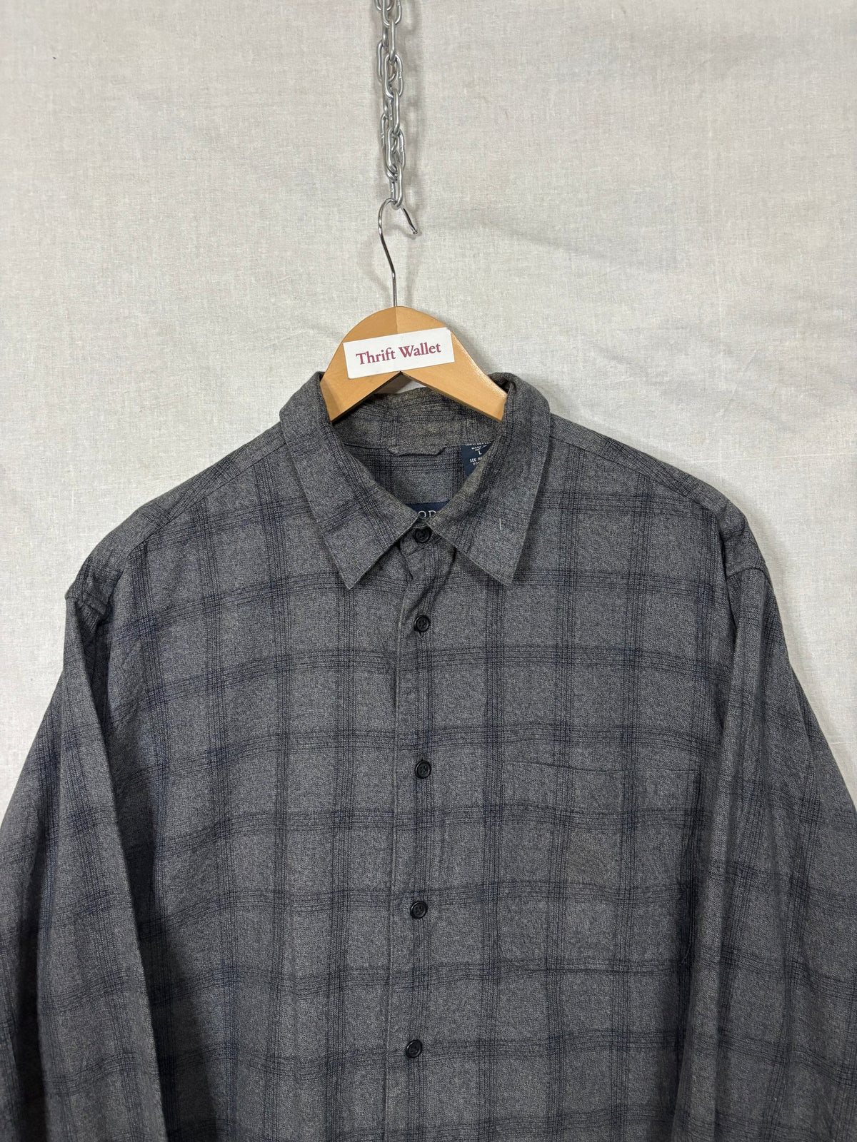 Flannel Shirt Vintage Streetwear IZOD